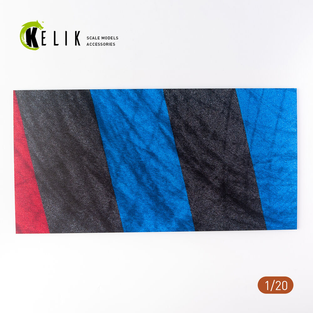 Paul Ricard Circuit Base - Acrylic 3 mm (180 x 357 mm) (210 g) (1/20)