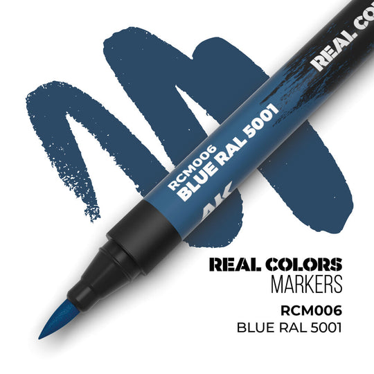 Real Colors Markers: BLUE RAL5001