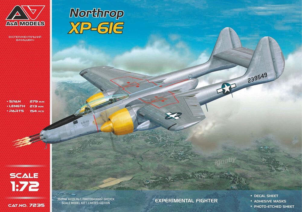 XP-61E experim.fighter