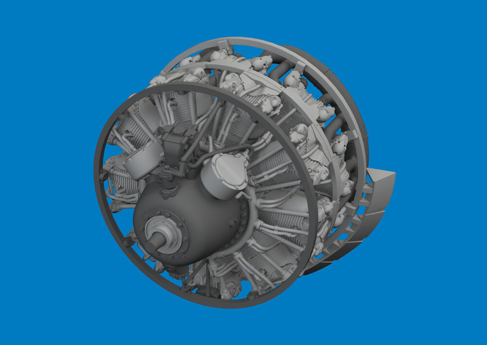 B-26B/C engines PRINT for ICM