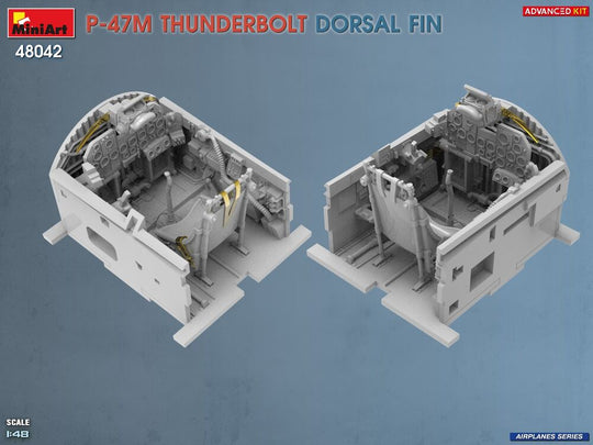 P-47M Thunderbolt. Dorsal Fin. Advanced Kit