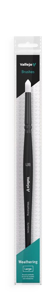 Weathering Round Synthetic Brush  Large (8)