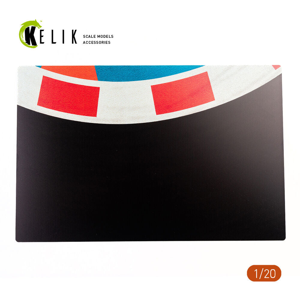 Miami Grand Prix for 2 bolides Base - Acrylic 3 mm (410 x 270 mm) (410 g)