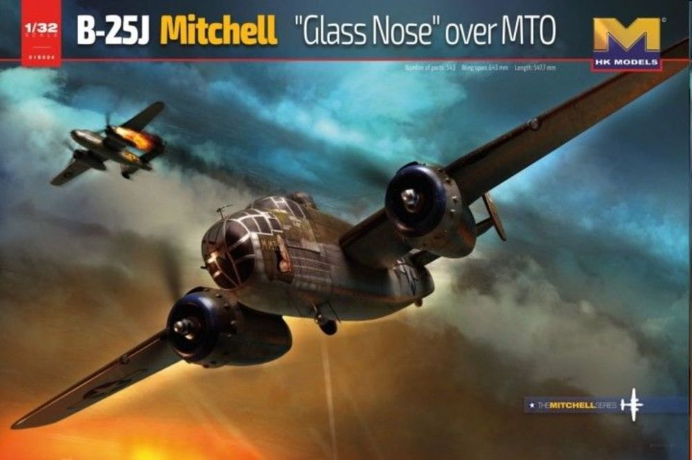 B-25J Mitchell Glass Nose over MTO