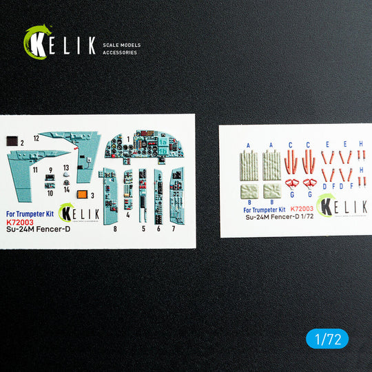 SU-24M interior 3D decals for Trumpeter kit