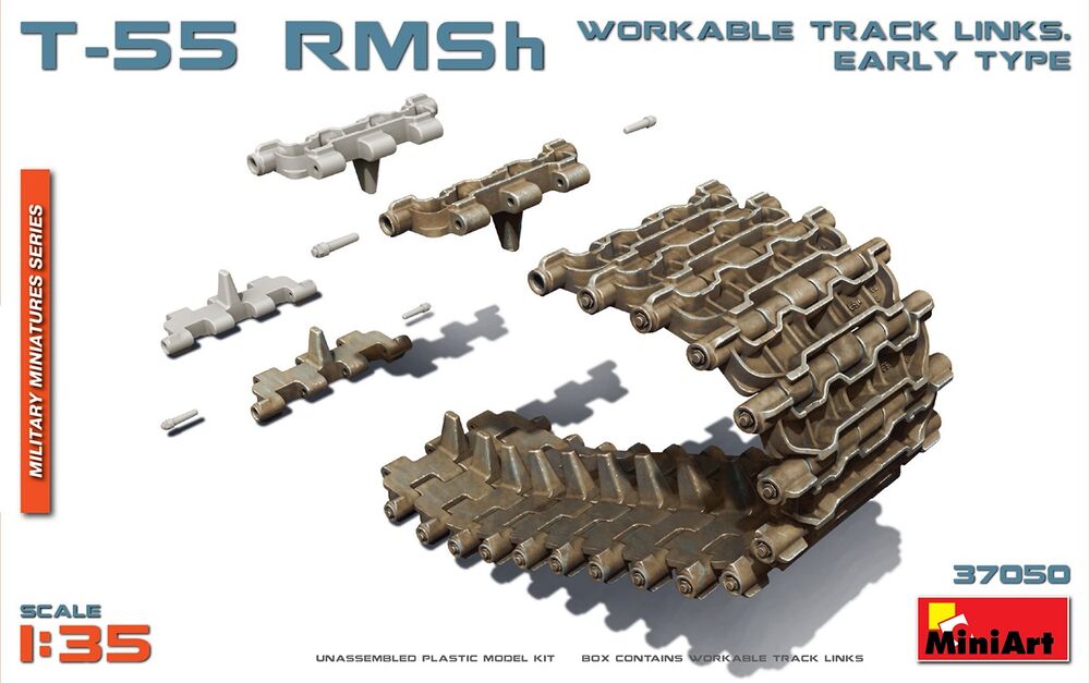 T-55 RMSh Workable Track Links. Early Type