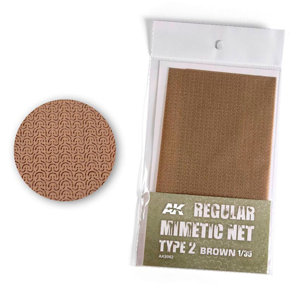 REGULAR CAMOUFLAGE NET Type 2 BROWN