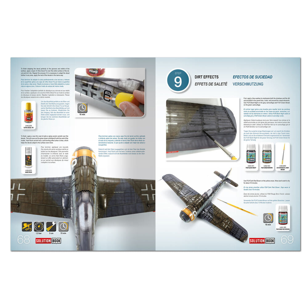 SOLUTION BOOK PREMIUM 32 - How to Paint Late WWII Luftwaffe Aircraft (Multilingual)