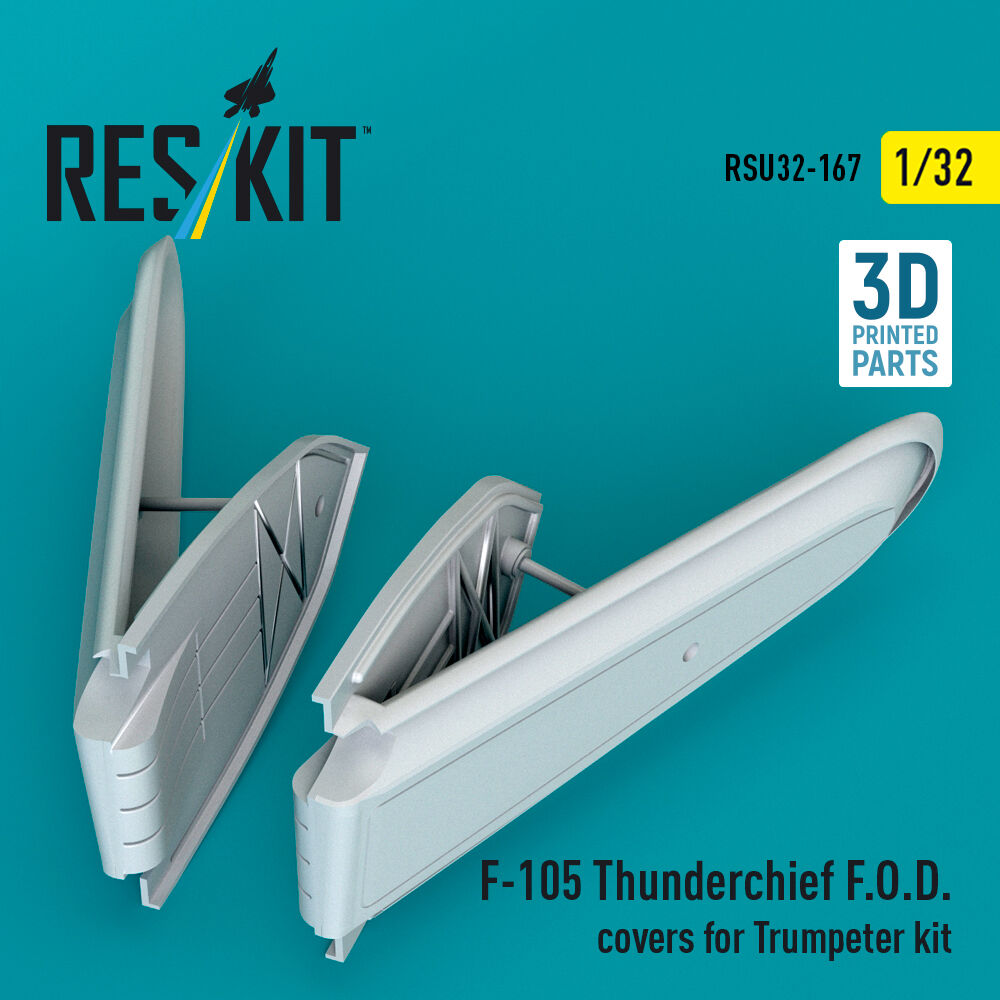F-105 Thunderchief F.O.D. covers for Trumpeter kit (3D Printed)
