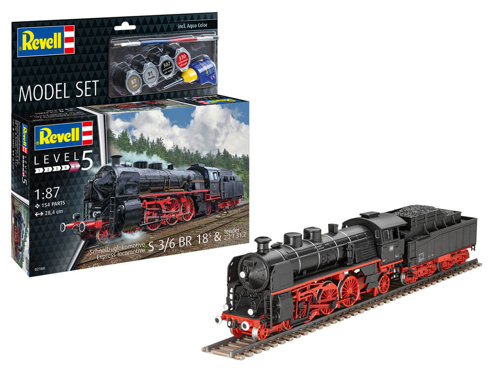 Model Set Schnellzuglokomotive S3/6 BR18mit Tender
