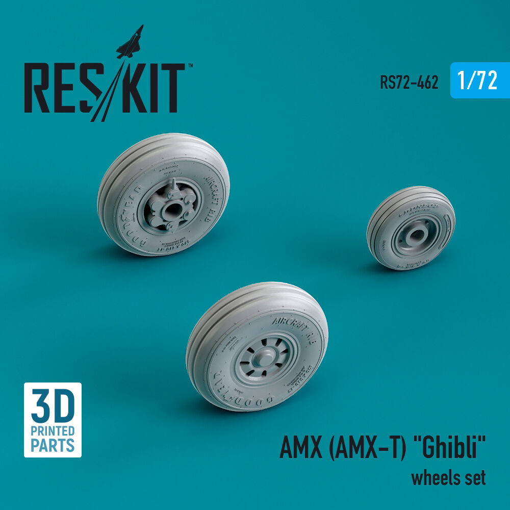 AMX (AMX-T) Ghibli wheels set (3D Printed)
