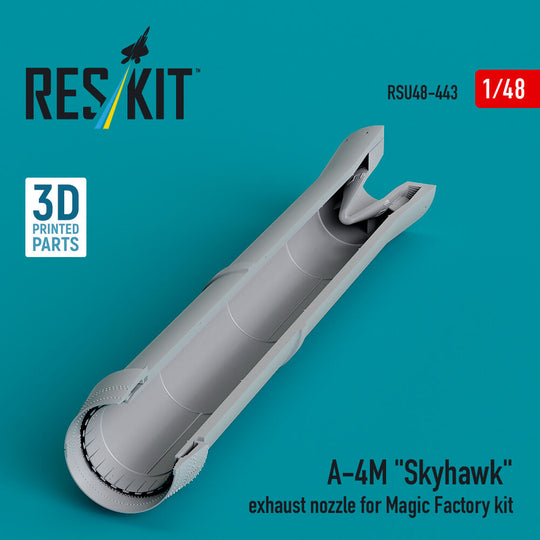 A-4M Skyhawk exhaust nozzle for Magic Factory kit (3D Printed)