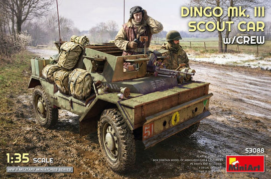 Dingo Mk. III Scout Car w/ Crew