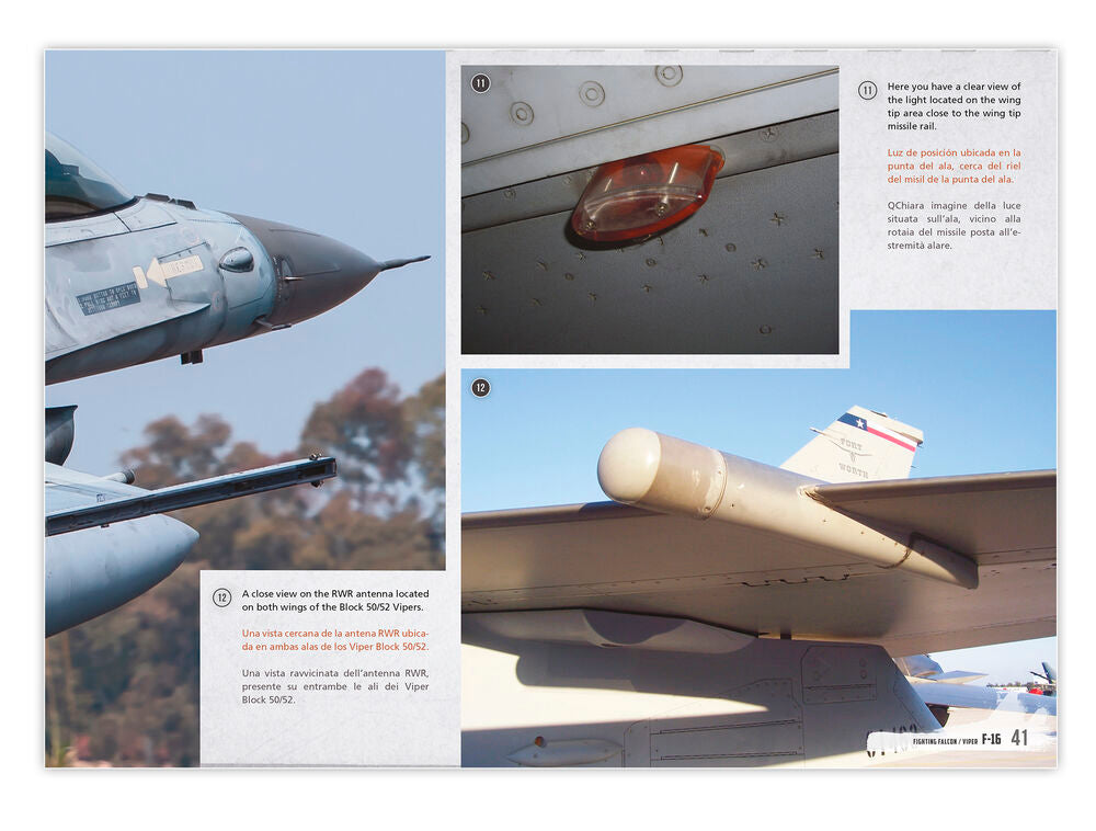 F-16 Fighting Falcon / VIPER - VISUAL MODELERS GUIDE (English, Castellano, Italiano)