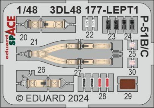 P-51B/C SPACE  EDUARD