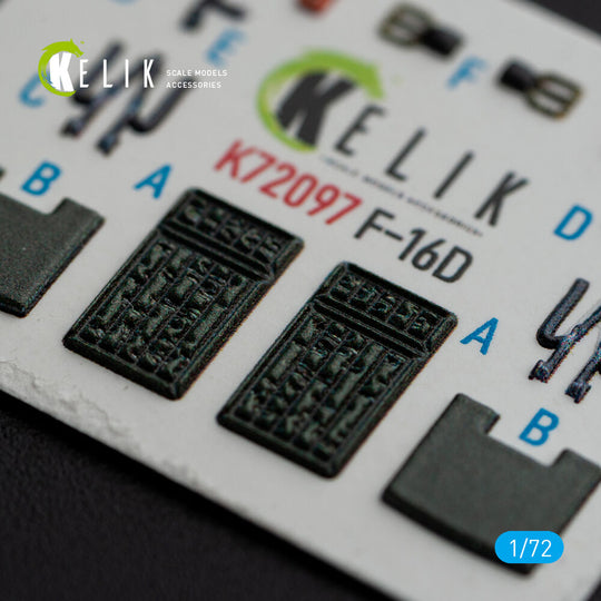 F-16D interior 3D decals for Revell kit
