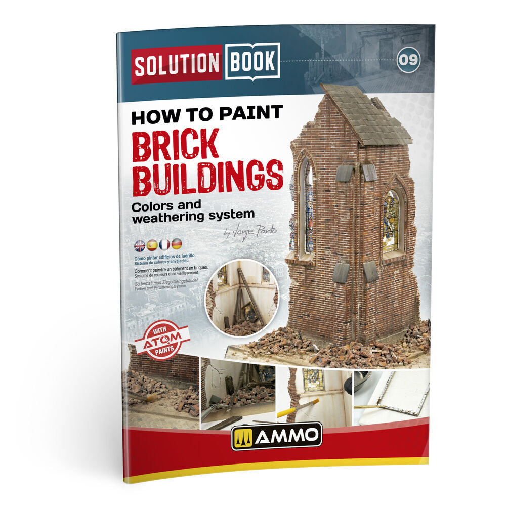 SOLUTION BOOK 09 - How to Paint Brick Buildings (English, Castellano, Francais, Deutsch)