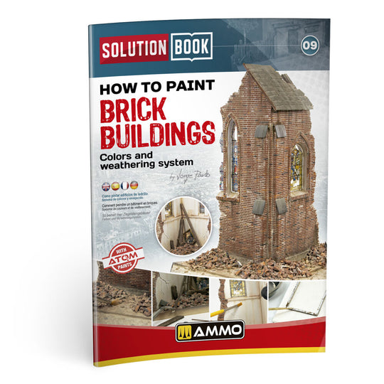 SOLUTION BOOK 09 - How to Paint Brick Buildings (English, Castellano, Francais, Deutsch)