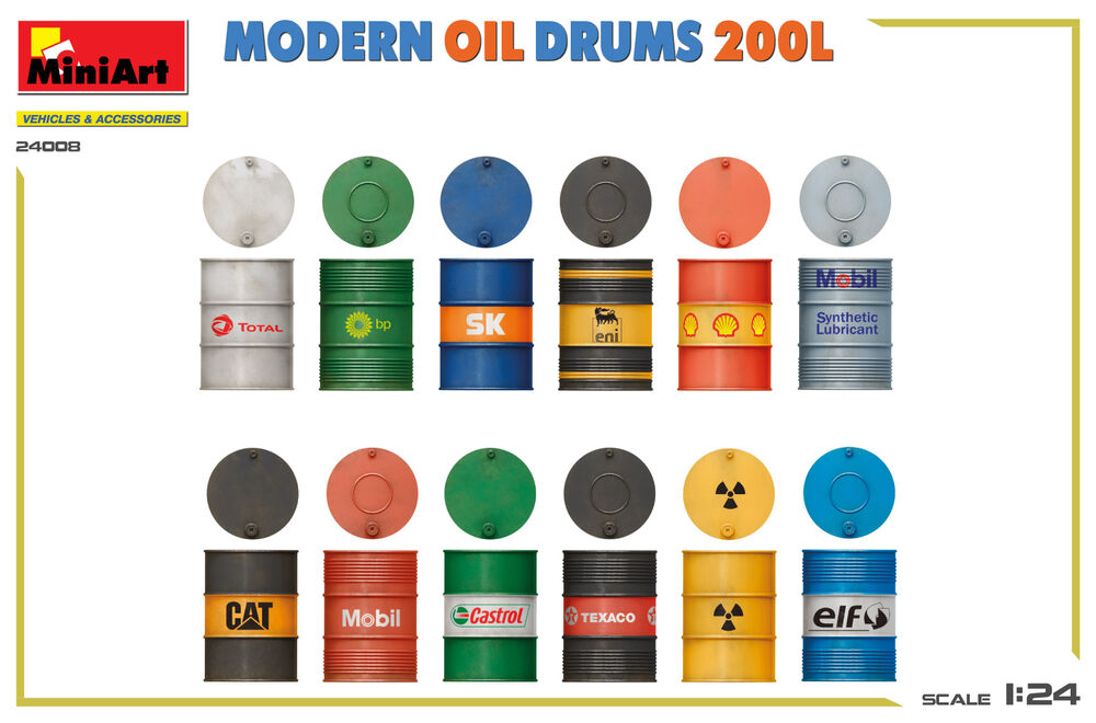 Modern Oil Drums 200L