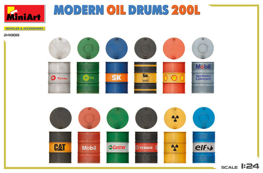 Modern Oil Drums 200L