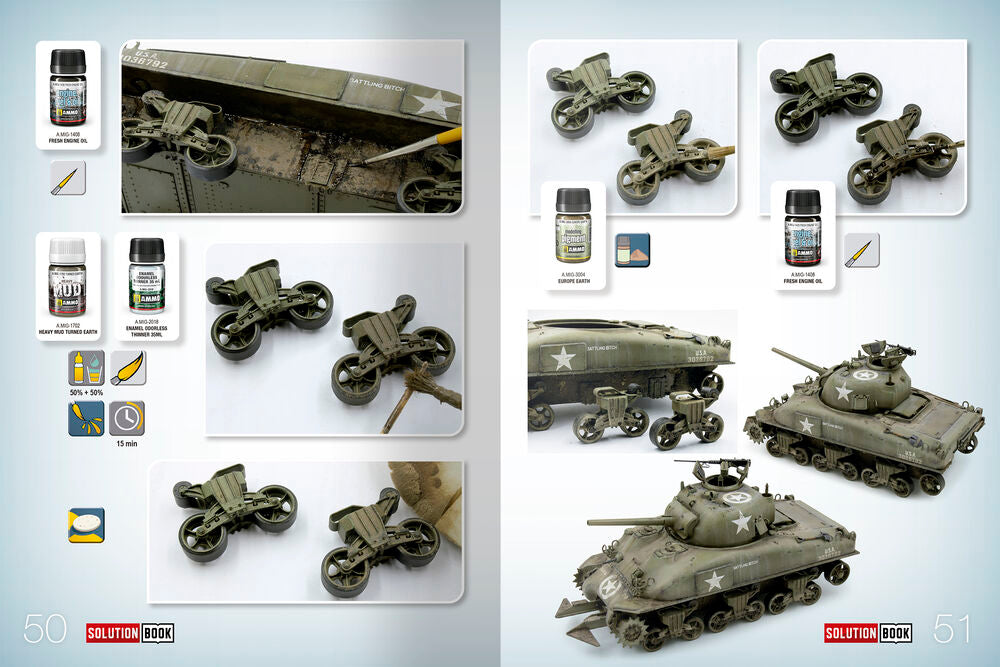 SOLUTION BOOK 22 - How to Paint WWII ETO vehicles - MULTILINGUAL BOOK