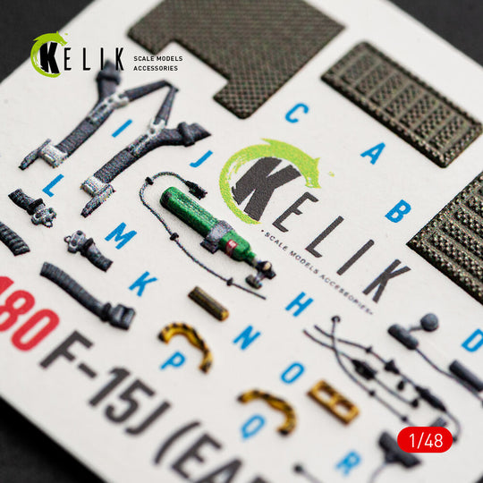 F-15J (Early) - interior 3D decals for Hasegawa
