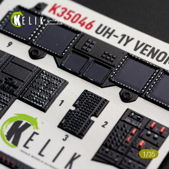 UH-1Y VENOM - interior 3D decals for Trumpeter