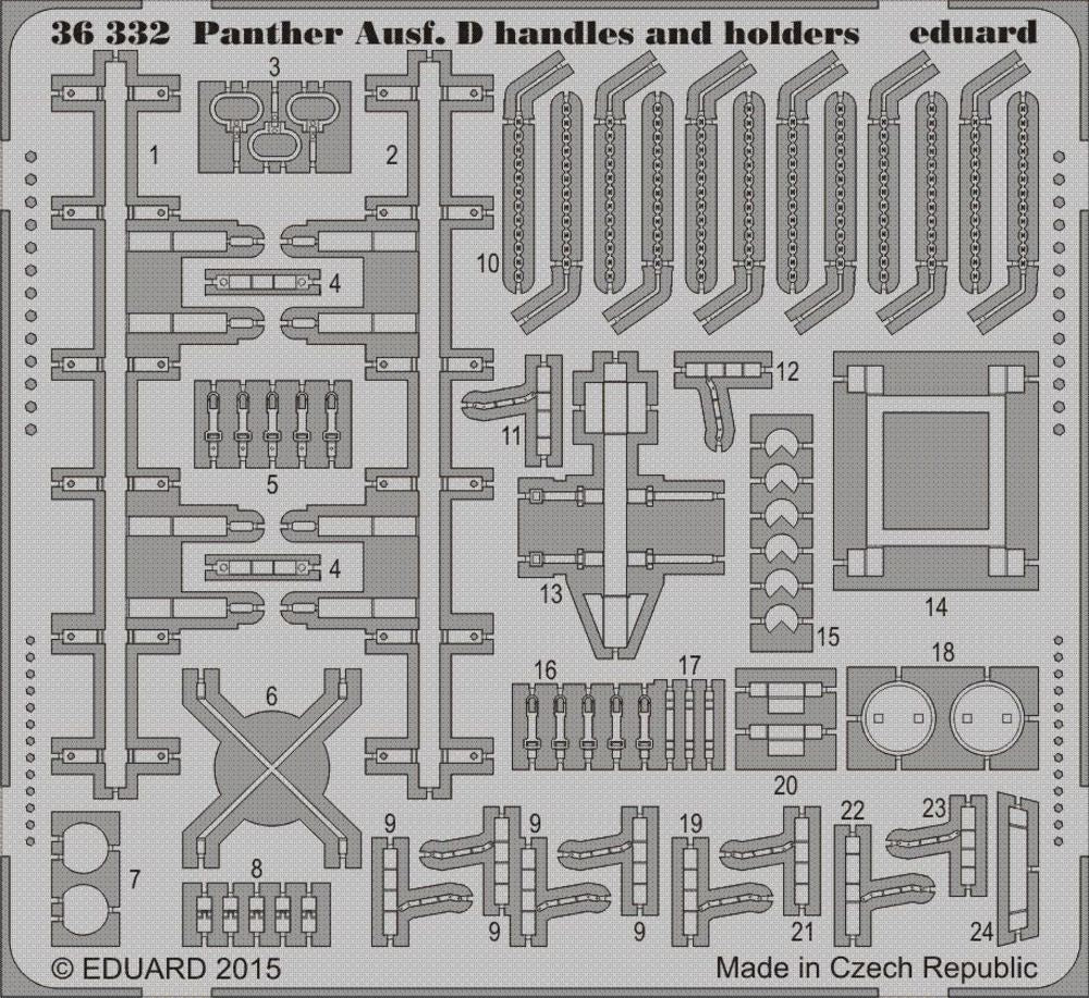 Panther Ausf.D handels a.holders f.Tamiy