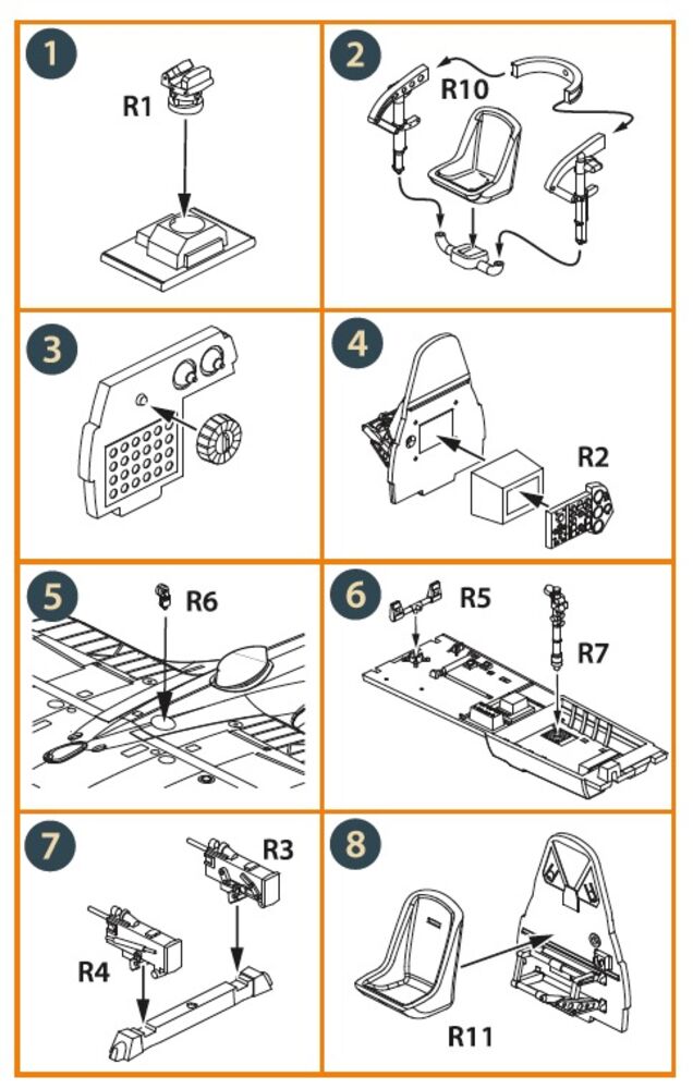 D3A2 VAL interior set for Wingsy Kits