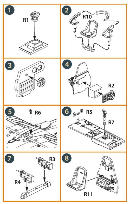 D3A2 VAL interior set for Wingsy Kits