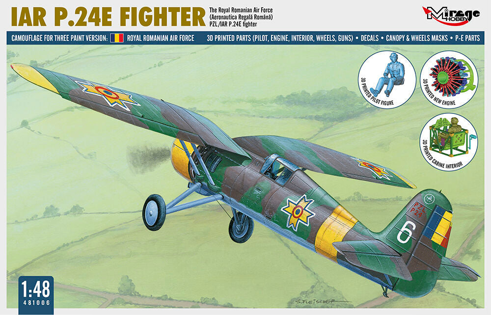 PZL P-11 C Rumänische Luftwaffe mit Resin- und Fotoätzteilen