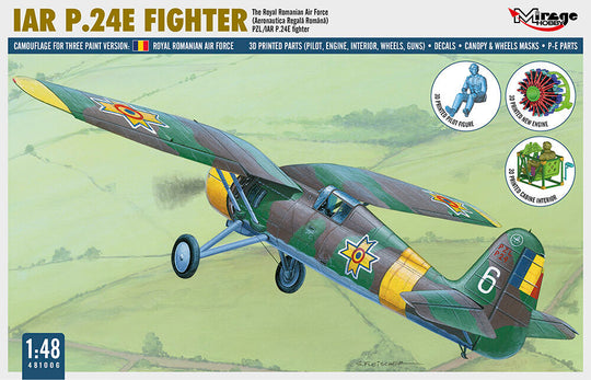 PZL P-11 C Rumänische Luftwaffe mit Resin- und Fotoätzteilen