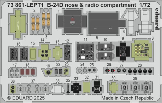 B-24D nose & radio compartment for Airfix