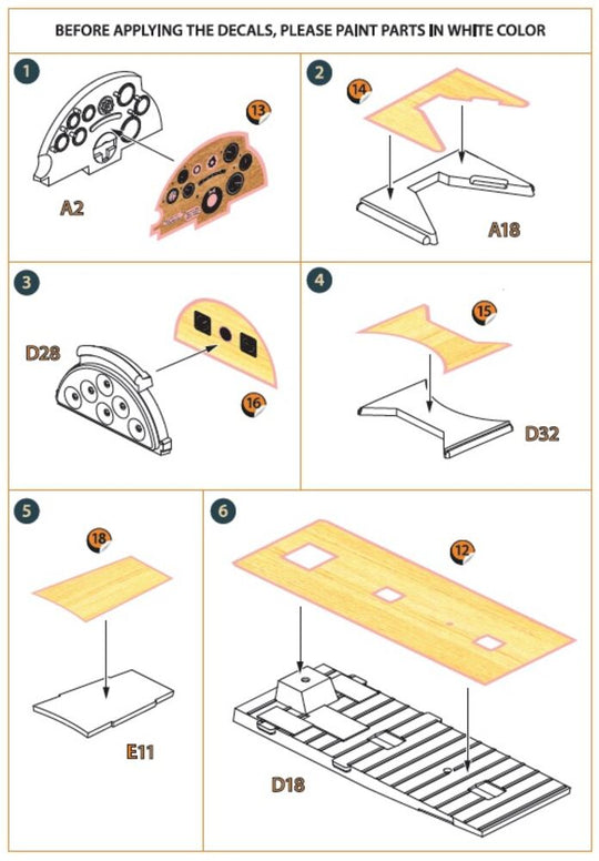 Airco DH.9a decal set for CP kits