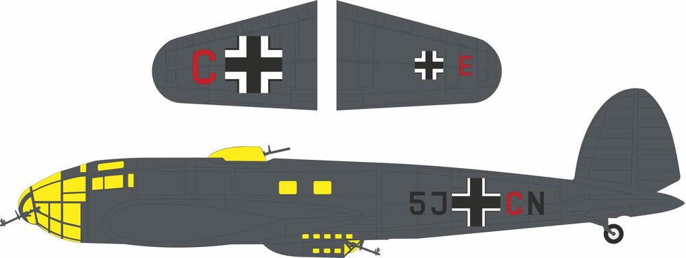 He 111P-1 code letters for Revell
