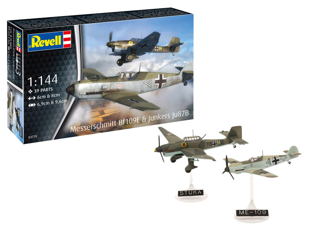 Messerschmitt Bf109E & Junkers Ju87B Stuka