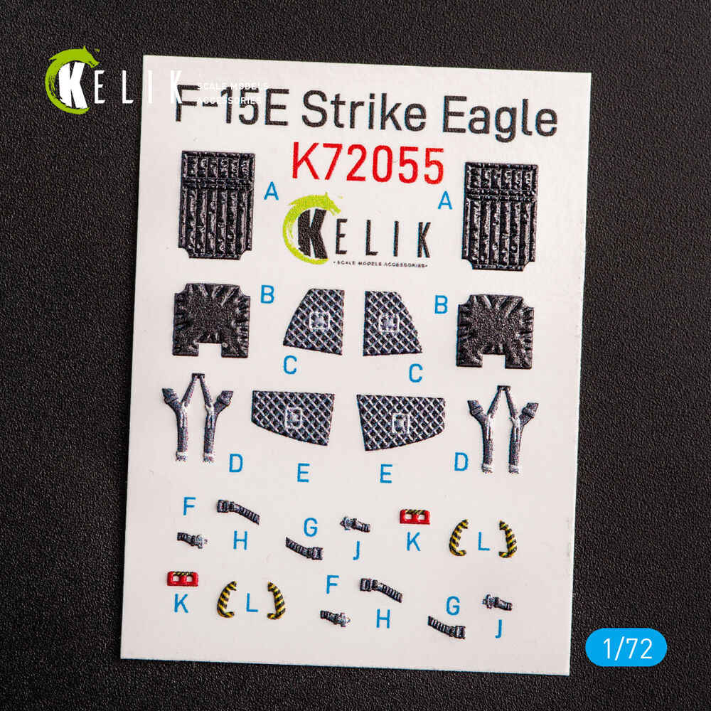 F-15E Strike Eagle - interior 3D decals for Revell kit
