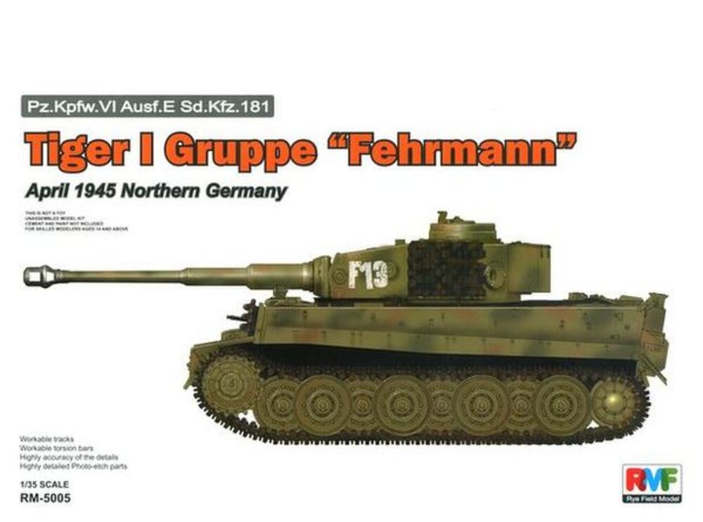Tiger I Gruppe "Fehrmann" April 1945