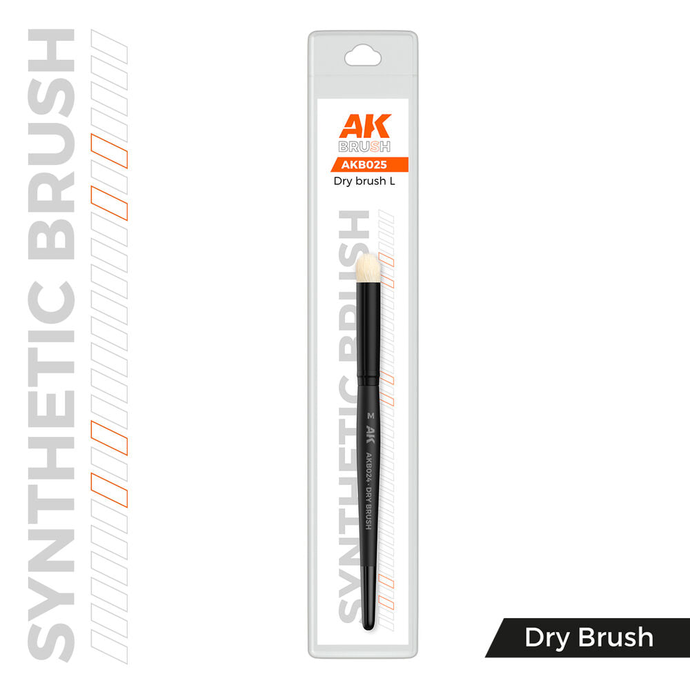 AK SYNTHETIC DRY BRUSH - L