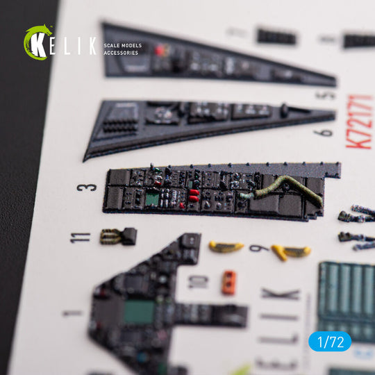 F-117A NIGHTHAWK - interior 3D decals for Academy kit