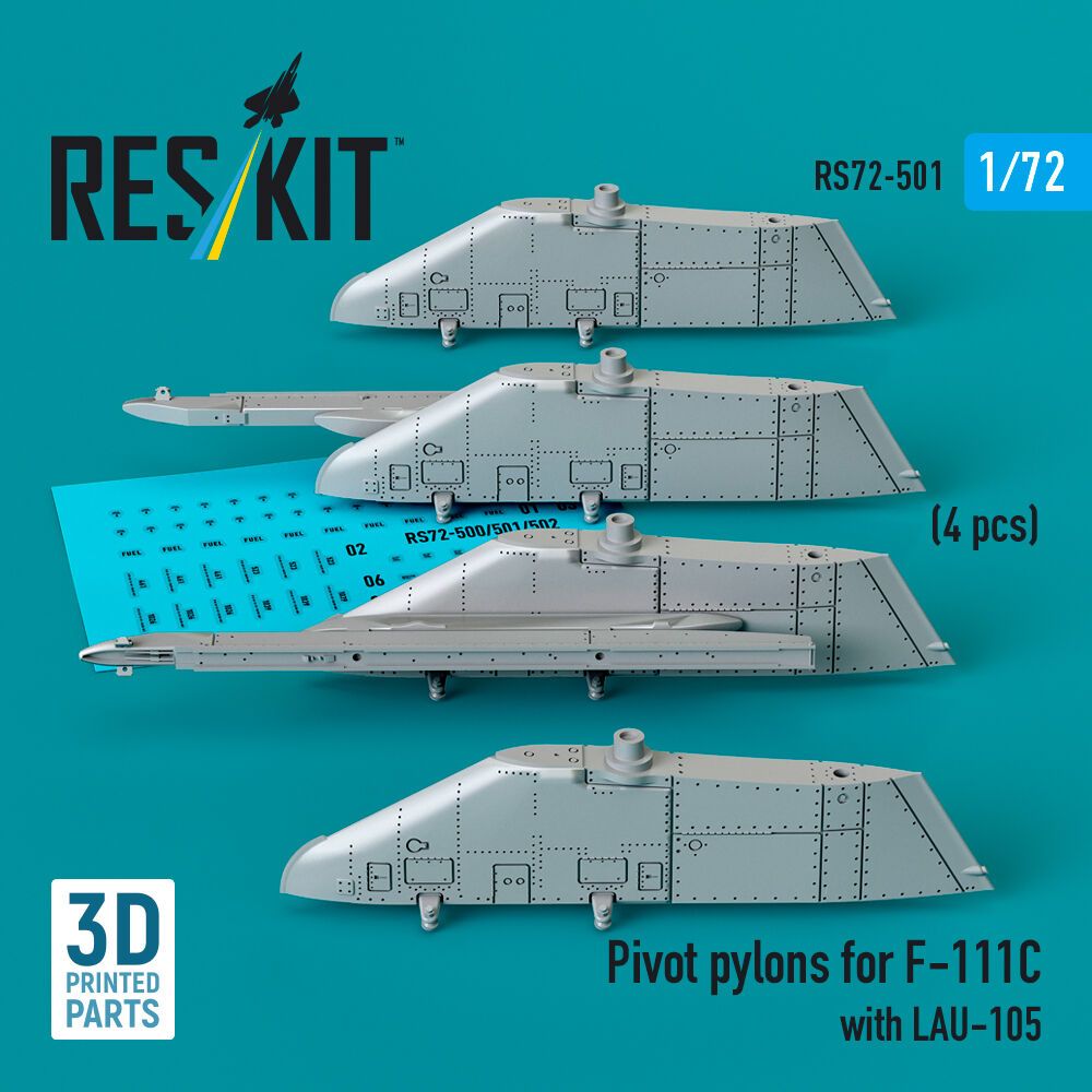 Pivot pylons for F-111C with LAU-105 (4 pcs)