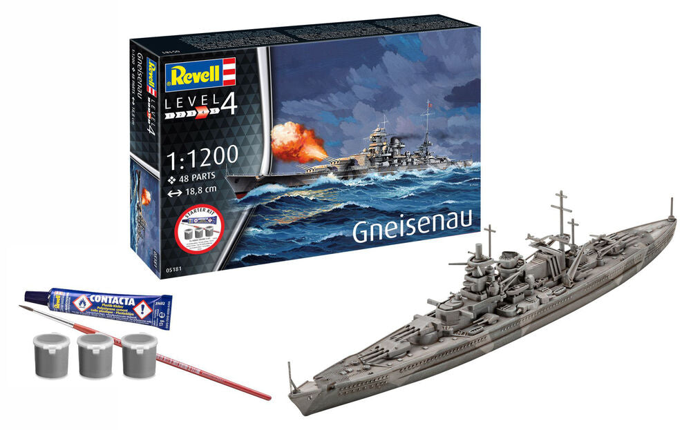 Starter Kit Battleship Gneisenau