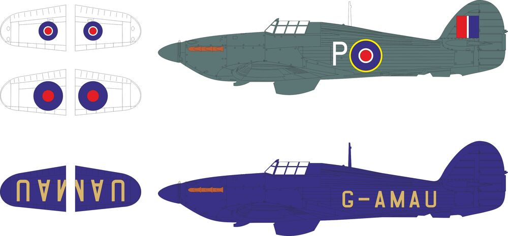 Sea Hurricane Mk.IIc marking & national insignia for Revell