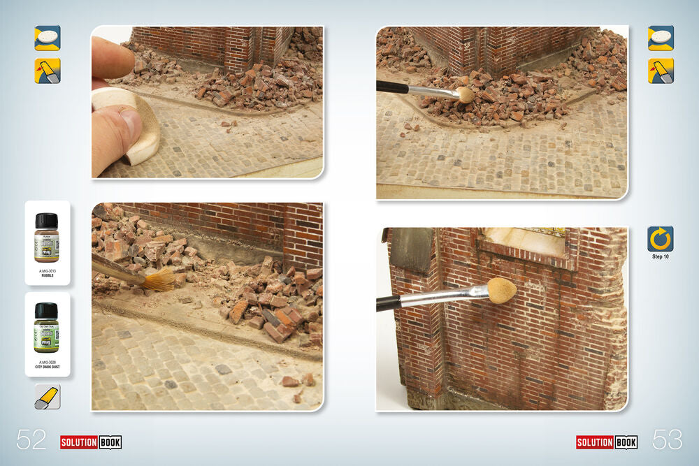 SOLUTION BOOK 09 - How to Paint Brick Buildings (English, Castellano, Francais, Deutsch)