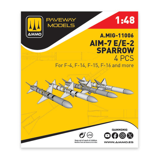 AIM-7E/E2 Sparrow (4 pcs)