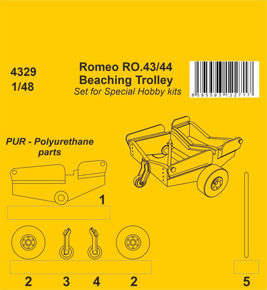 Romeo Ro.43/44 Beaching Trolley