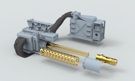 M197  20MM  GATLING  GUN RIGHT SIDE (for “Knighthawk”MH-60S)