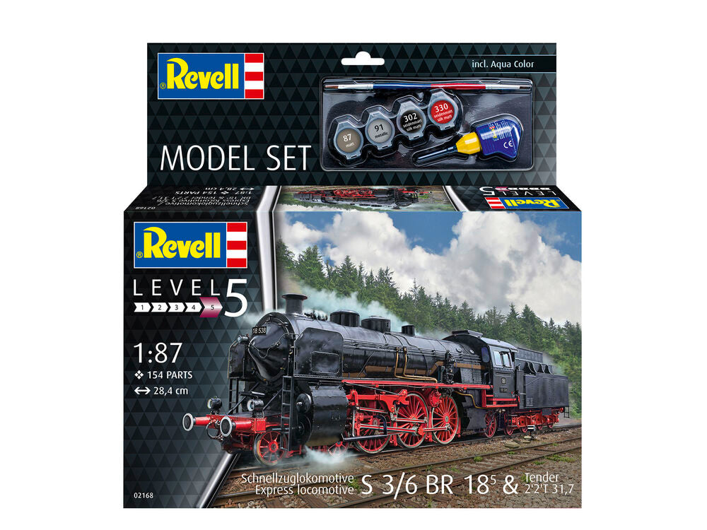 Model Set Schnellzuglokomotive S3/6 BR18mit Tender