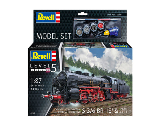 Model Set Schnellzuglokomotive S3/6 BR18mit Tender