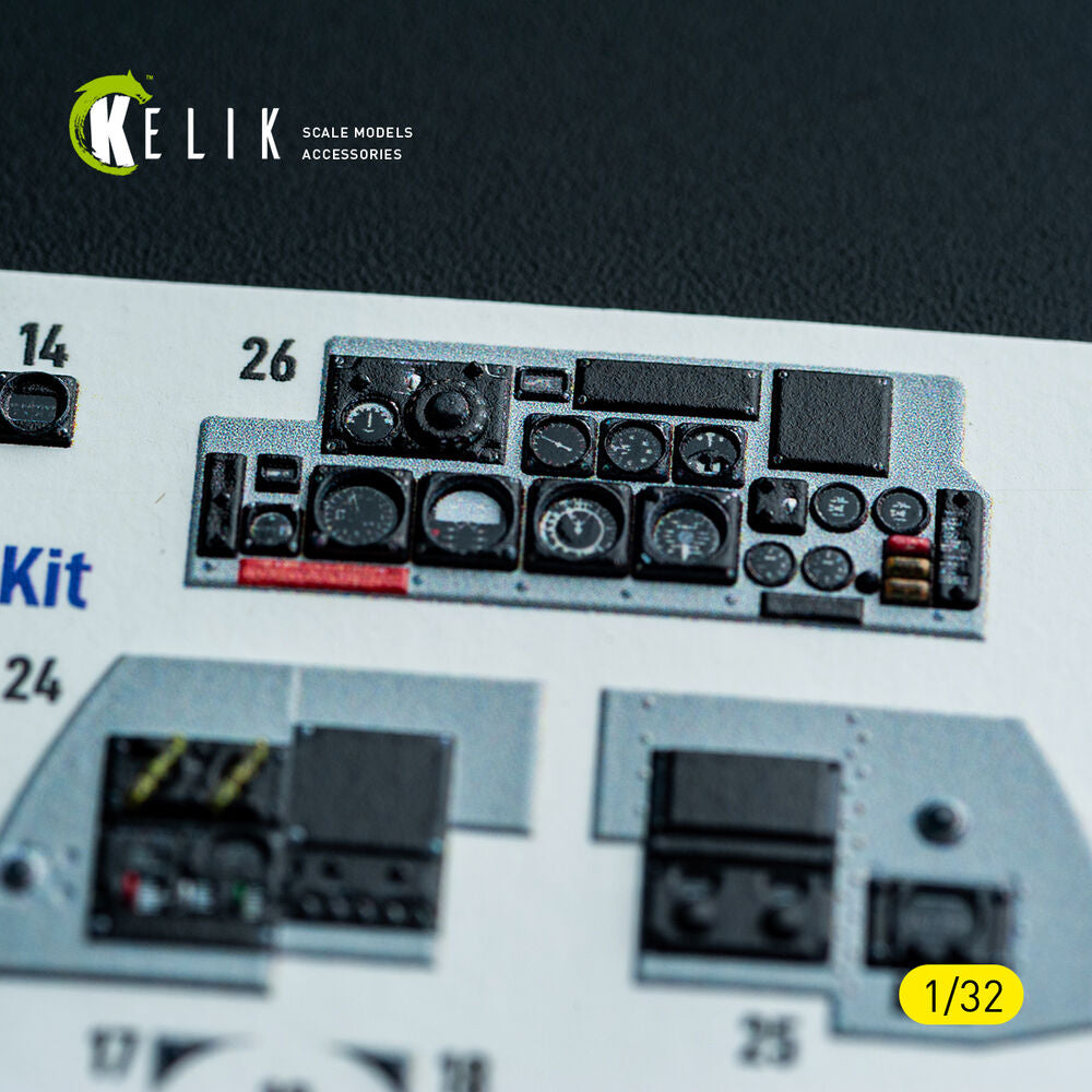 F-4D - interior 3D decals for Tamiya kit
